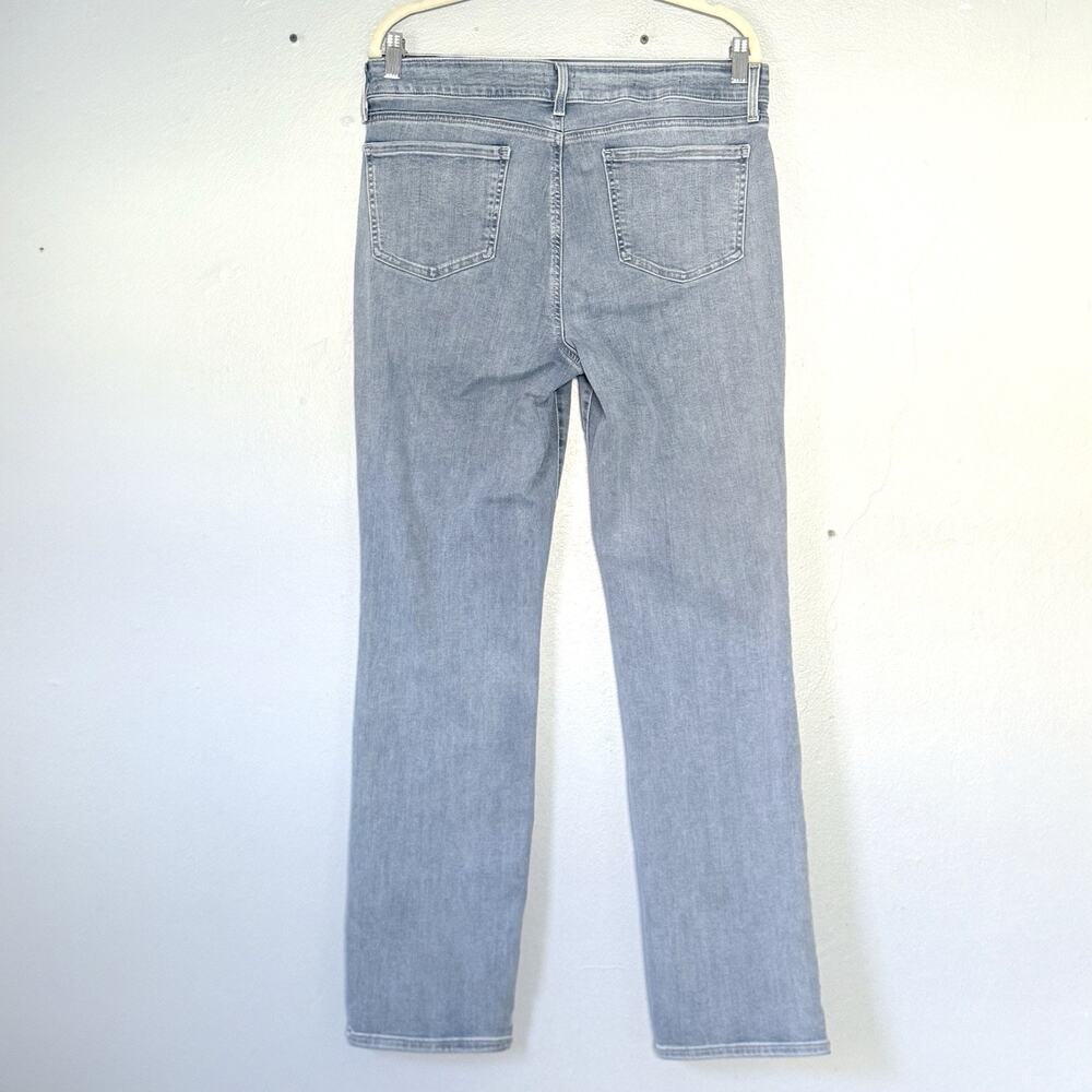 NYDJ Jeans Size 12 Blue Denim Marilyn Straight Leg Classic Stretch Capsule - Picture 2 of 9